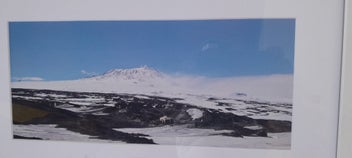 Listing 5 of 7 for Very rare photo of Mt Erebus by Sir Dave Dobbyn. With hand written note.