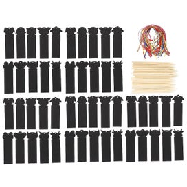 Listing 2 of 3 for 1 Set Of Rainbow Scratching Paper Children Scratching Crafts Animals Bookmarks