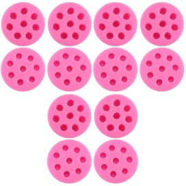 Listing 2 of 2 for 12 Pcs Silicone Mold 8 compartment Blueberry And Mulberry Shaped Cake Decorati