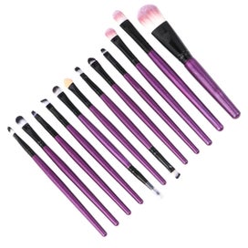 Listing 4 of 5 for 12 Pcs Makeup Brushes Kit Nylon Bristles Synthetic Soft Powder Brush Blush Brus