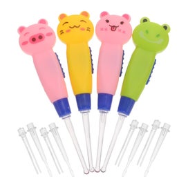 Listing 3 of 3 for 4 Pcs Ear Cleaners Ear Cleaning Tool Cartoon Ear Scoop Baby Earpick Ear Digger