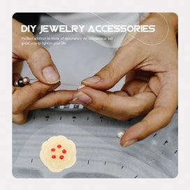 Listing 3 of 4 for 10 Pcs Diy Earrings Jewelry Making Supplies Resin Beads Diy Jewelry Making Char