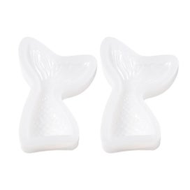Listing 2 of 4 for 2pcs Diy Crystal Epoxy Mold Mirror Fish Tail Epoxy Mold Diy Fish Tail Mold Jewe