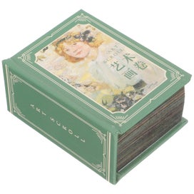 Listing 2 of 2 for 1 Book Vintage Background Paper Scrapbooking Stickers Retro Photo Album Papers