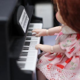 Listing 3 of 5 for Home Furniture Decoration Music Box Mini Wooden Piano Piano Ornament Miniature