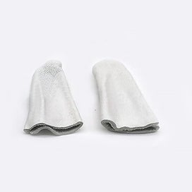 Listing 2 of 3 for 5pcs Gold Insulated Thick Leather Finger Sleeve Finger Guard Jewelry Making Too