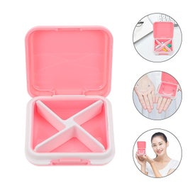 Listing 2 of 4 for 1pc Premium Fake Teeth Storage Case Portable Denture Retainer Box Pill Case