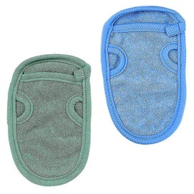 Listing 3 of 3 for 2pcs Shower Gloves Bath Scrubber Massage Comfortable Practical Exfoliating Scru
