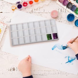 Listing 3 of 5 for 3 Pcs Folding Tray Watercolor Box Watercolor Paint Travel Set Compartments Colo