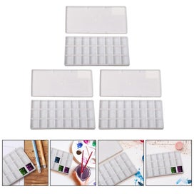 Listing 4 of 5 for 3 Pcs Folding Tray Watercolor Box Watercolor Paint Travel Set Compartments Colo
