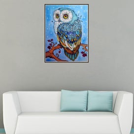 Listing 2 of 2 for Beads Painting Owl Cross Stitch Painting By Diamond Home Ornaments 8289