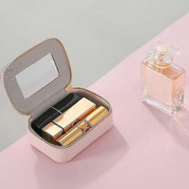 Listing 3 of 3 for 1pc Portable Cosmetics Pouch Trendy Lipstick Storage Bag Wash Bag For Travel