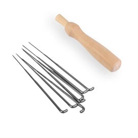 Listing 3 of 3 for 7pcs Felting Needles Set With Handle Wool Felt Tool Felting Starter Kit Thick M