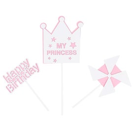 Listing 5 of 5 for 10 Sets Of Party Cake Toppers Decorative Cake Adornment Dessert Inserting Cards