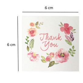 Listing 3 of 4 for 50 Pcs Wedding Thank You Cards Thank You Envelopes Small Thank You Cards Messag