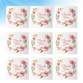 Listing 4 of 4 for 50 Pcs Wedding Thank You Cards Thank You Envelopes Small Thank You Cards Messag