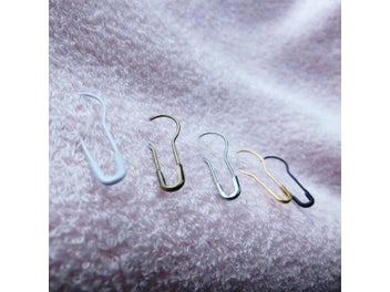 Listing 5 of 10 for 100Pcs Safety Pin Gourd Shape Mix Color Metal Pins Crafts Knitting Cross Stitch
