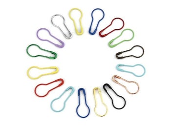 Listing 4 of 10 for 100Pcs Metal Pin Safety Pins For Craft DIY Kit