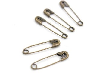 Listing 6 of 10 for 200Pcs Alloy Black Small Safety Pins Findings Brooch Sewing Tool Knitting
