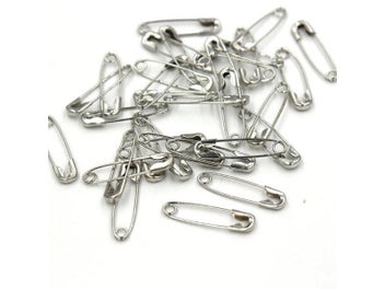 Listing 8 of 10 for 200Pcs Alloy Black Small Safety Pins Findings Brooch Sewing Tool Knitting