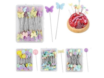 Listing 3 of 10 for 100PCS Clothing Manual Positioning Needle Pin Shaped Sewing Embroidery