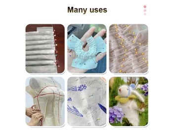Listing 7 of 10 for 100PCS Clothing Manual Positioning Needle Pin Shaped Sewing Embroidery