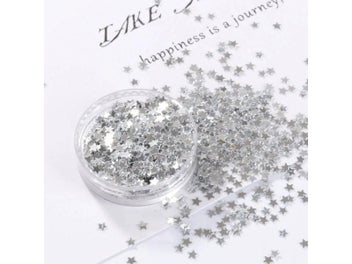 Listing 4 of 10 for 10g/Pack Light Gold Nail Sequin 3mm 4mm Star Shape Sequins Paillettes For Nails