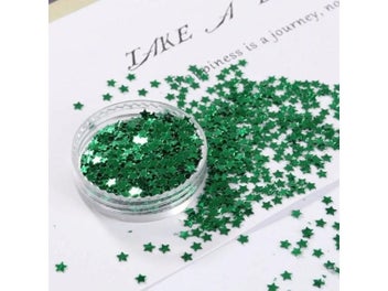 Listing 8 of 10 for 10g/Pack Light Gold Nail Sequin 3mm 4mm Star Shape Sequins Paillettes For Nails