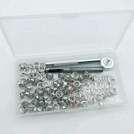 Listing 2 of 3 for 203 Pcs Leather Hole Punch Tool Grommets Eyelets Sets Metal Grommets Grommet Pl