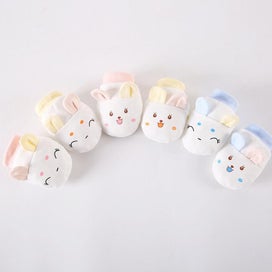 Listing 3 of 5 for 6 Pairs Winter Glove No Scratch Mittens Baby Mittens Cotton Scratch Mittens Bab