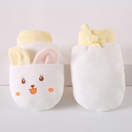 Listing 5 of 5 for 6 Pairs Winter Glove No Scratch Mittens Baby Mittens Cotton Scratch Mittens Bab