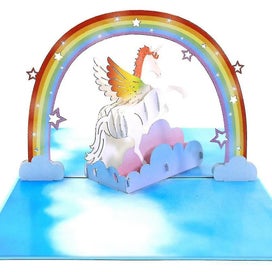 Listing 2 of 3 for Rainbow Unicorn Greeting Cards