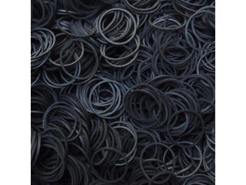 Listing 5 of 10 for Diameter 19mm-43mm Black High Elastic Rubber Bands Supplies Stretchable O Rings