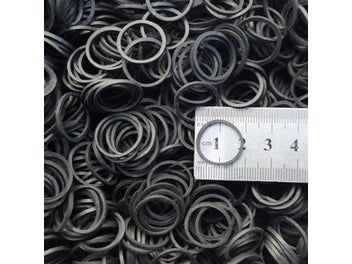 Listing 6 of 10 for Diameter 19mm-43mm Black High Elastic Rubber Bands Supplies Stretchable O Rings