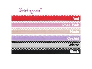 Listing 5 of 10 for BRISTLEGRASS 2 5 10 Yard 3/8" 10mm Picot Loop Frilly Lace Trim Elastic Spandex