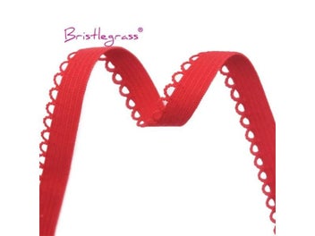 Listing 7 of 10 for BRISTLEGRASS 2 5 10 Yard 3/8" 10mm Picot Loop Frilly Lace Trim Elastic Spandex