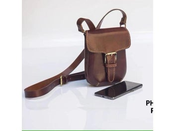 Listing 3 of 8 for DIY Leather Craft Phone Bag Die Cutting Kraft Paper Sewing Pattern Hollowed
