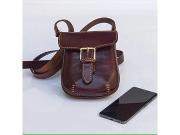 Listing 4 of 8 for DIY Leather Craft Phone Bag Die Cutting Kraft Paper Sewing Pattern Hollowed
