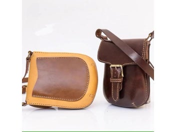 Listing 5 of 8 for DIY Leather Craft Phone Bag Die Cutting Kraft Paper Sewing Pattern Hollowed