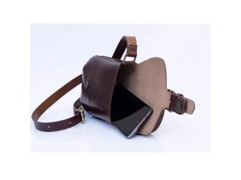 Listing 6 of 8 for DIY Leather Craft Phone Bag Die Cutting Kraft Paper Sewing Pattern Hollowed