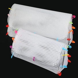 Listing 3 of 10 for Plastic DIY Handcraft Bags Weaving Material Mesh Cloth For Bag Making Latch