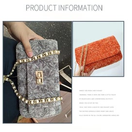 Listing 7 of 10 for Plastic DIY Handcraft Bags Weaving Material Mesh Cloth For Bag Making Latch