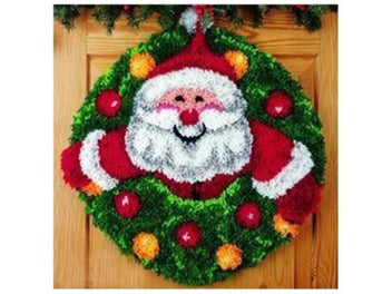 Listing 3 of 9 for Hook Rug Kit DIY Crocheting Yarn Mat Latch Hook Rug Kit Vine Picture Carpet Set