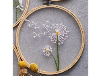 Listing 5 of 10 for 1Set European Mesh Embroidery DIY Flowers Painting Full Needlework Cross Stitch