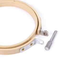 Listing 5 of 9 for 10pcs/set 8cm/10cm DIY Cross Stitch Embroidery Circle Bamboo Hoop Ring Support