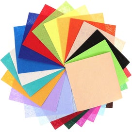 Listing 2 of 3 for 40 Sheets Colorful Patchwork Fabric Sheets Sewing Craft Fabric Sheets Crafted D