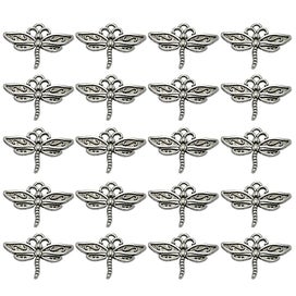 Listing 1 of 2 for 20pcs Dragonfly Pendants Charms Diy Jewelry Making Accessory For Necklace Brace