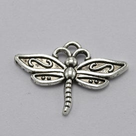Listing 2 of 2 for 20pcs Dragonfly Pendants Charms Diy Jewelry Making Accessory For Necklace Brace