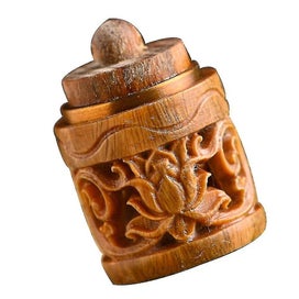 Listing 2 of 3 for 1pc Wooden Perfume Diffuser Pendant Aroma Diffuser Hanging Decor Diy Pendant