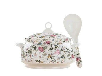 Listing 3 of 10 for European Porcelain Tureen With Lid For Restaurant Dinner Serving